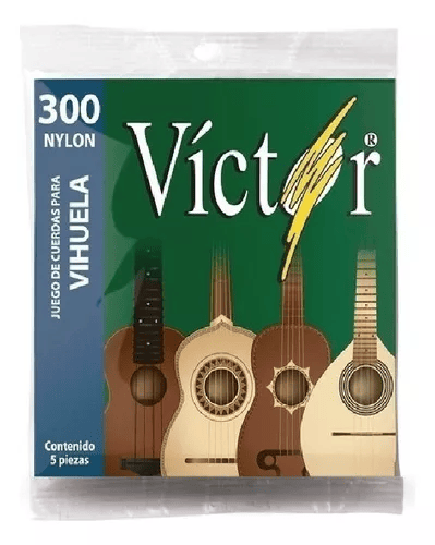 Juego De Cuerdas Para Vihuela Victor Nylon-- VCVH-300