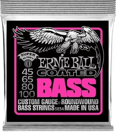 Juego De Cuerdas Para Bajo Electrico Ernie Ball 45-100-- 3834