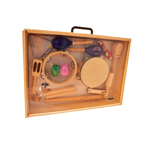 Estuche Infantil Con Percusiones Kinder Silvertone-- SLES009