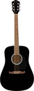 Guitarra Acustica Fender FA-125 Dreadnought Negra