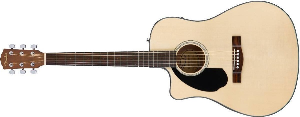 Guitarra Electroacustica Fender Cd-60SCE Zurda Lh Natural