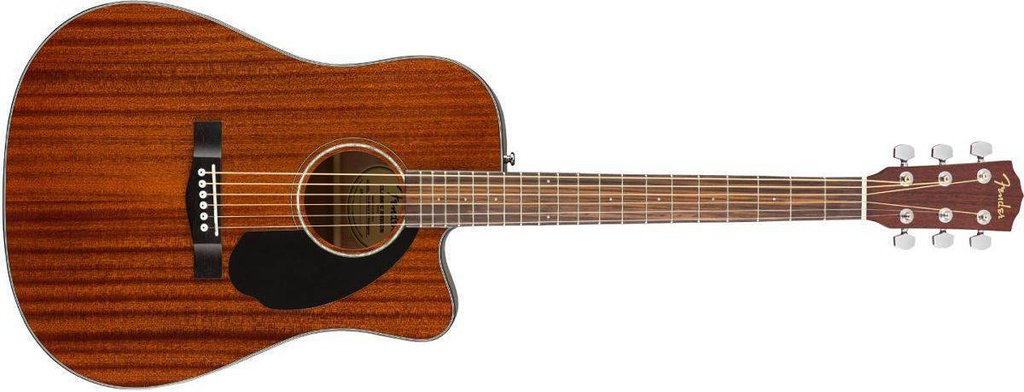 Guitarra Electroacustica Fender CD-60SCE Dread, All-Mahogany