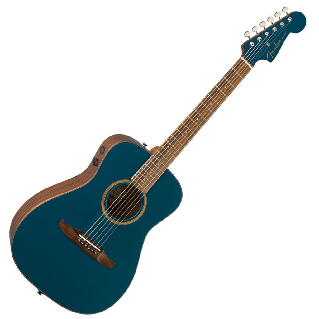 Guitarra Electroacustica Fender Malibu Clasica Turquesa