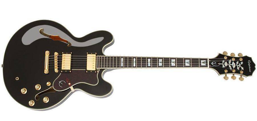 Guitarra Electrica Epiphone Arctop Sheraton Ebony