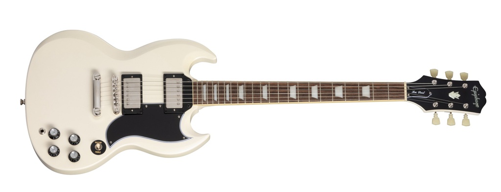 Guitarra Electrica Epiphone 1961 Les Paul SG Standard Blanco Vintage