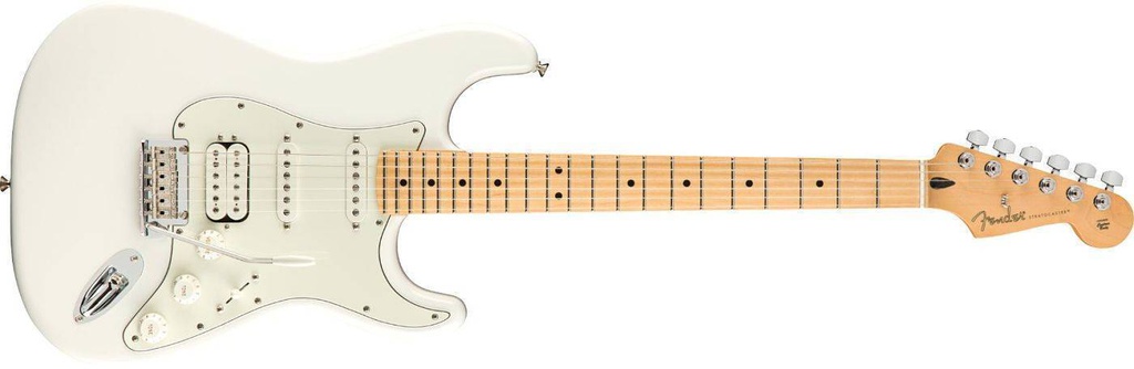 Guitarra Electrica Fender Player Stratocaster HSS Blanca