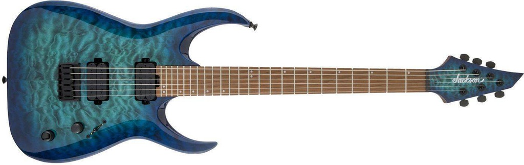 Guitarra Electrica Jackson Misha Mansoor Juggernaut HT6QM Azul