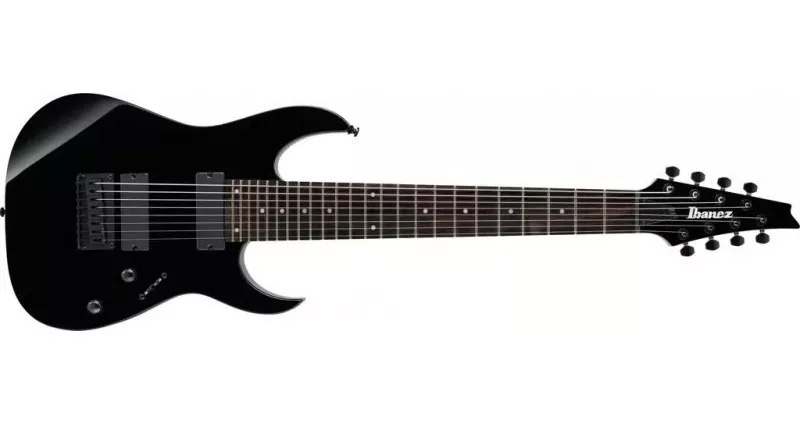 GuitarraElectrica Ibanez Rg Negra 8 Cuerdas