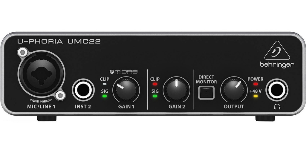 Interfase Behringer  Mod. Umc22