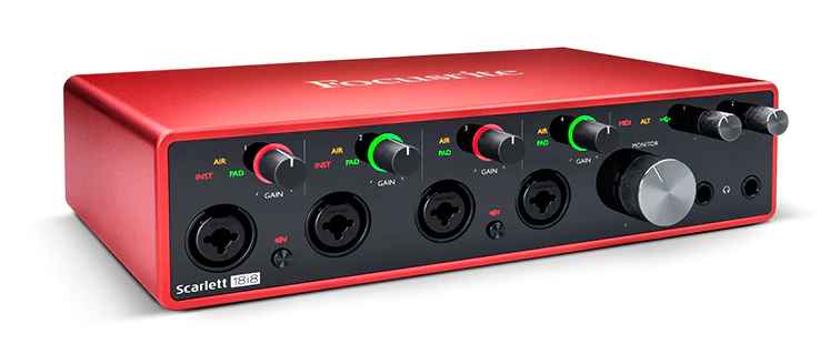 Interfase Focusrite Scarlett 18I8 MOSC0018