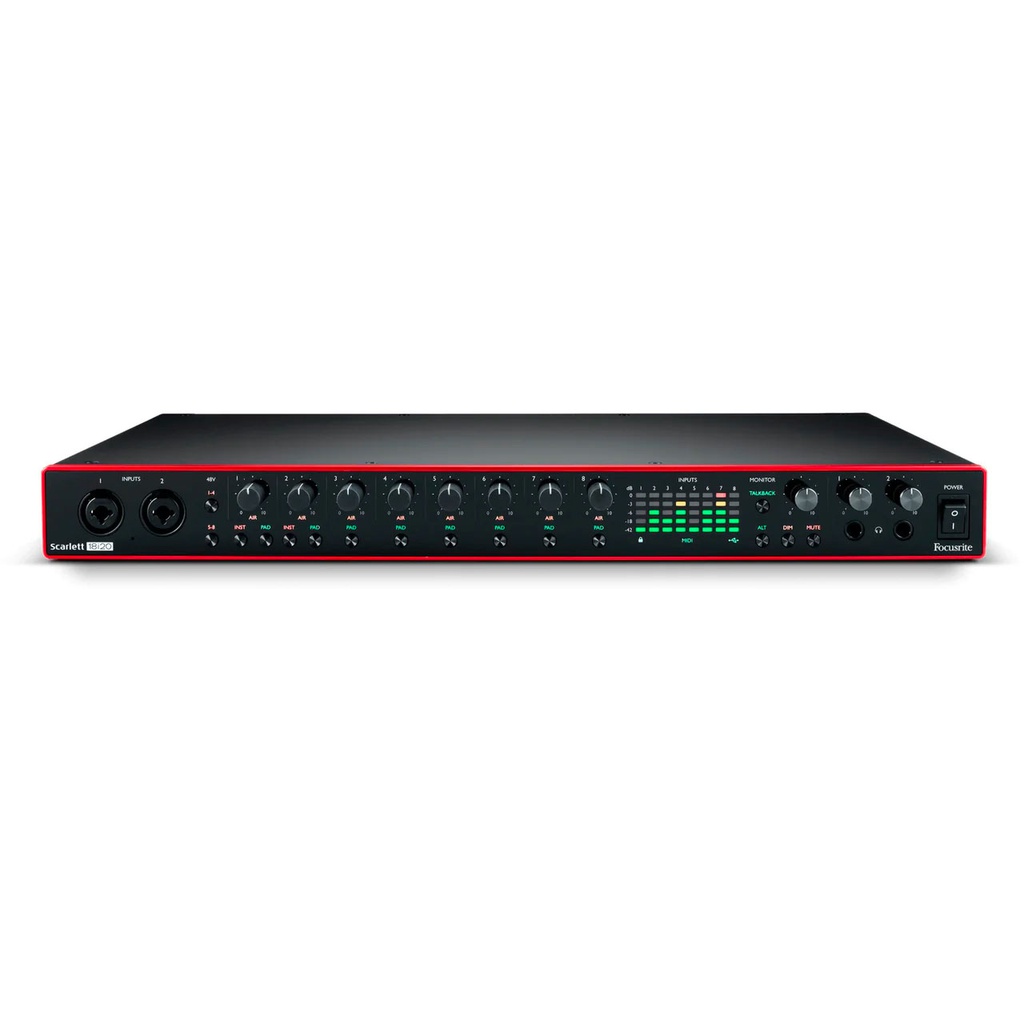 Interfase-- Focusrite Scarlett 18I20