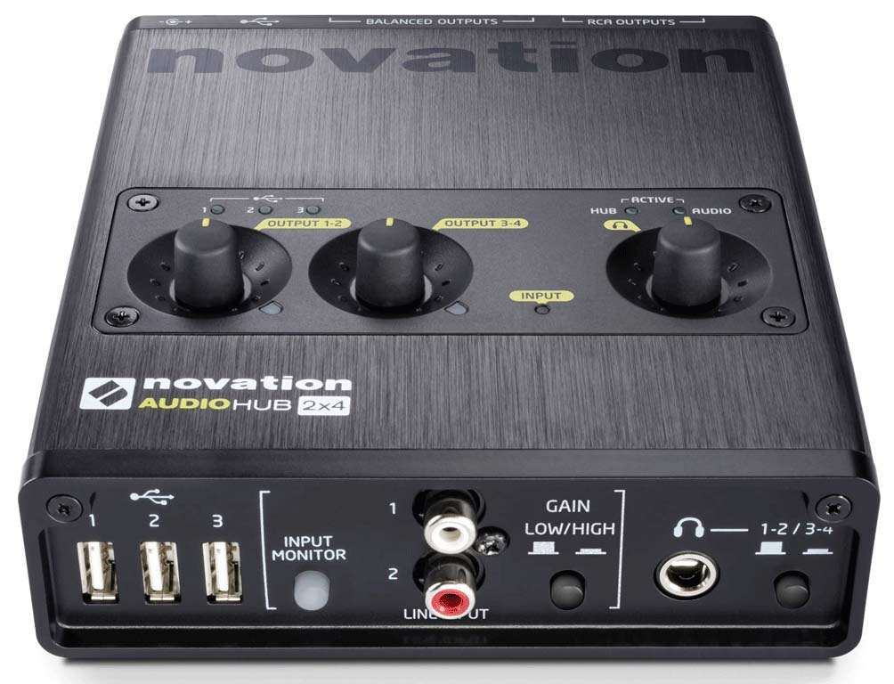 Interfase Novation Usb Audio Hub2X4