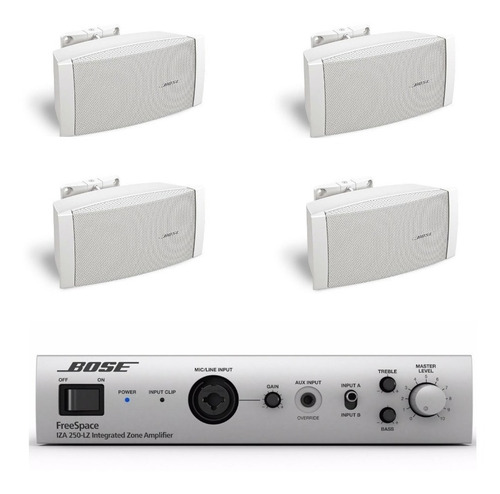 Mez--Ampl Iza250 Y 4 Ds16S Wht Bose