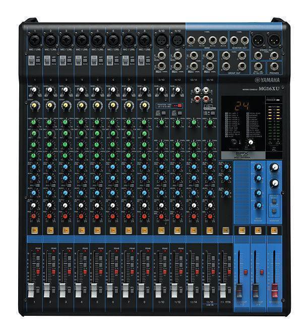 Mezcladora Yamaha  MG16XU efectos y USB