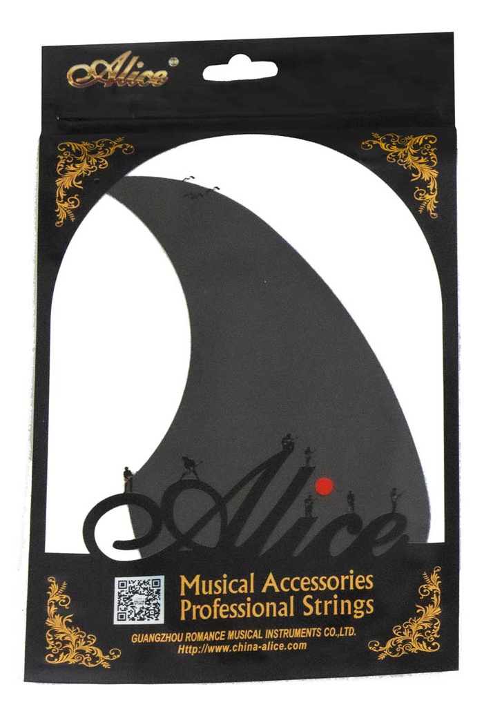 Mica Protectora De Guitarra Negra Gota A025A(W)