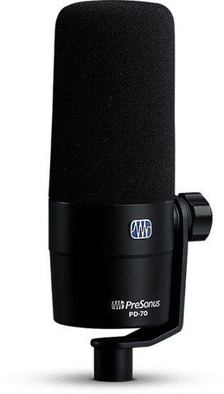 Microfono Presonus PD-70 para transmisiones