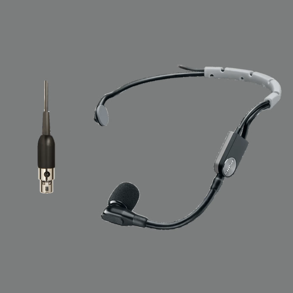 Micrófono para cantantes, instrumentalistas, diadema de soporte firme.
