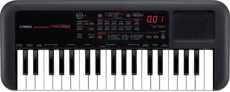 Teclado Yamaha PSSA50 con MIDI USB