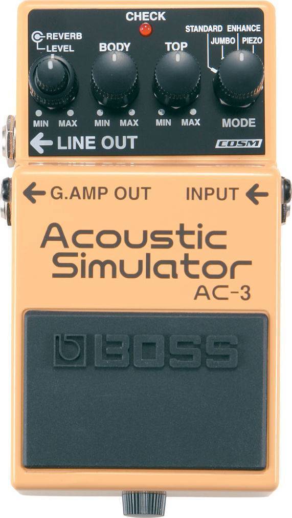 Pedal Efecto Boss Acoustic Simulator AC-3