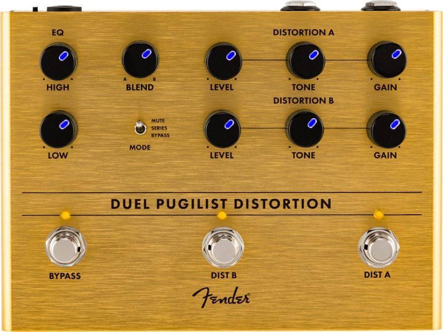 Pedal Fender de efectos DUEL Pugilist Distortion Pedal