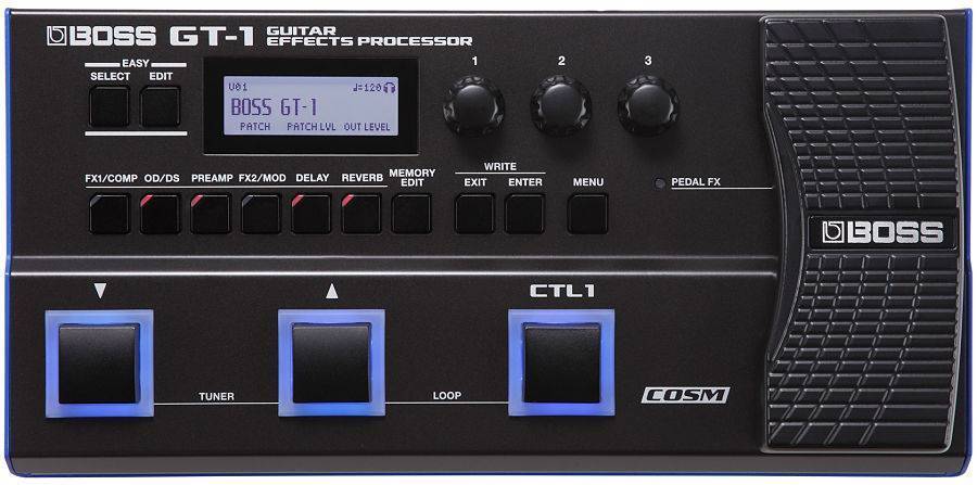 Pedalera Boss GT-1 para Guitarra