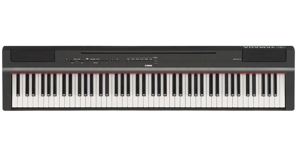 Piano Digital Yamaha Intermedio Negro P125 Incluye Adaptador PA-150