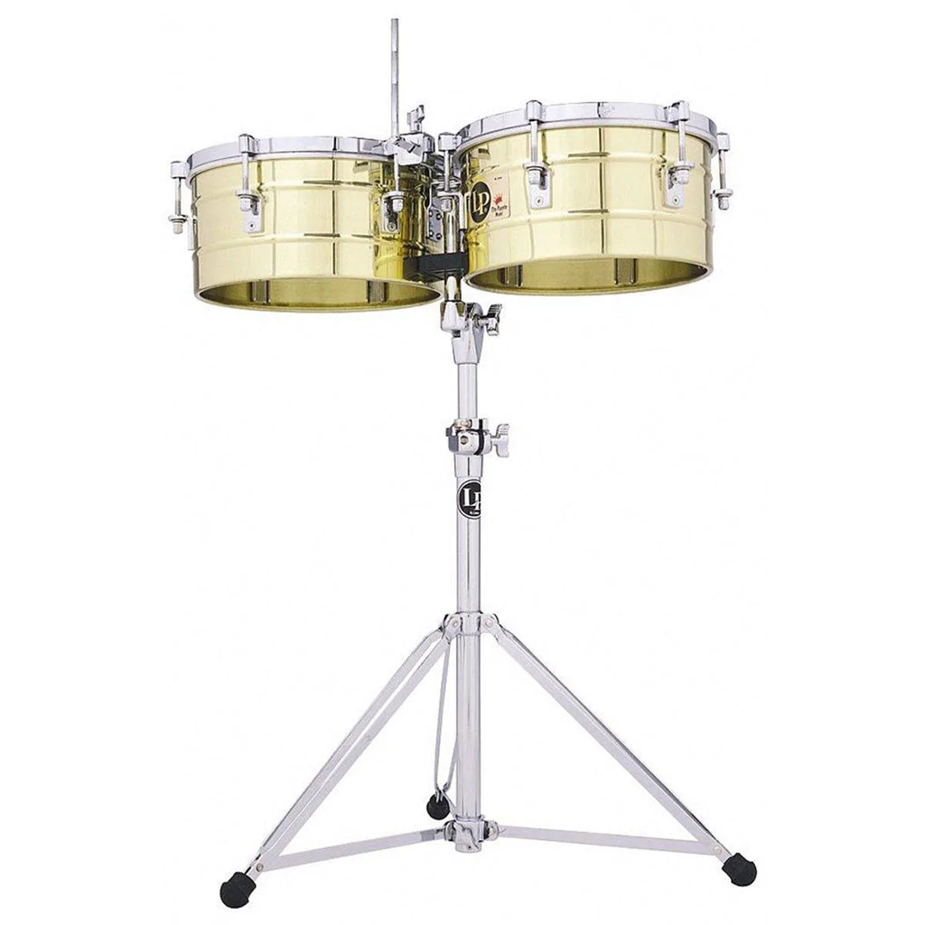 Timbales LP 13/14 Laton C/Atril,Sop.P/Cen