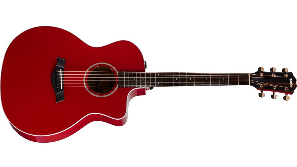 Guitarra Electroacustica Taylor 214CEREDDLX Roja