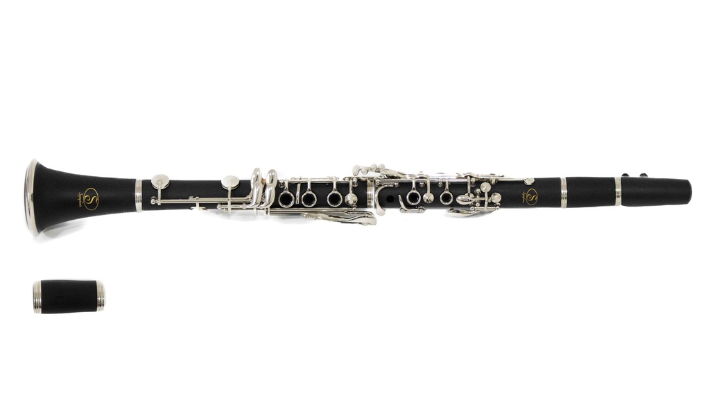 Clarinete De Baquelita 17 Llaves Nickel Negro CL-02