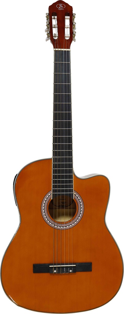 Guitarra Electro-clasica Symphonic Amarilla EC3920CE YW