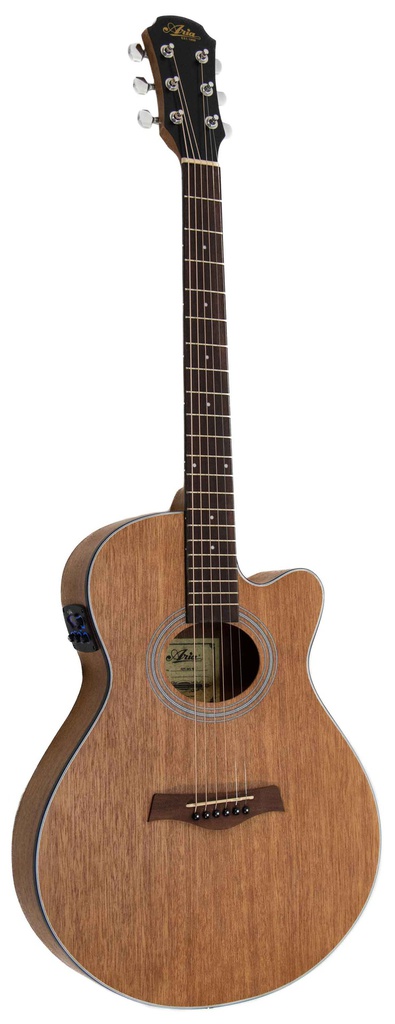 Guitarra Electro-acustica Aria Mahogany FET-M1 N