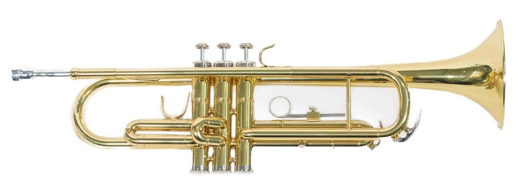 Trompeta Symphonic Laqueada En Bb Doble Llave TR-300L