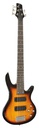 Bajo Electrico de 5 Cdas Con Funda Bs  SQ-IBBS-5 BS