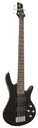 Bajo Electrico de 5 Cuerdas y Funda Bk  SQIBBS5 BK