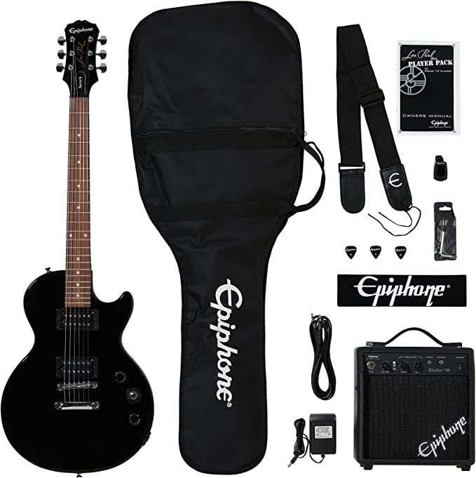 Paquete De Guitarra Electrica Epiphone Les Paul