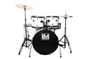 Bateria LM De 5 Pzas, Platillos Y Asiento Blanca-- P1601A WH