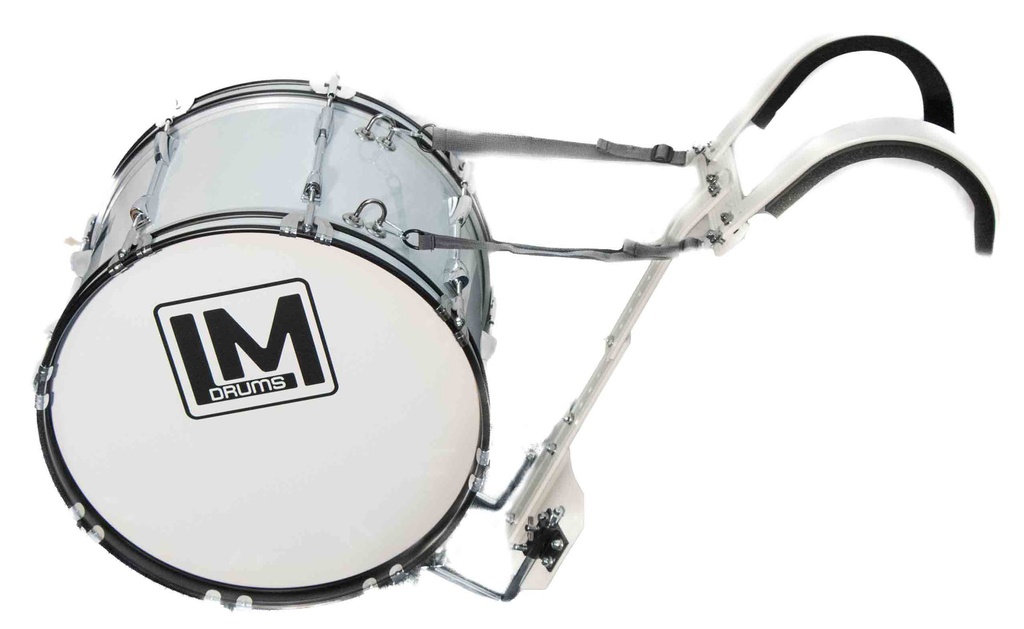 Bombo De Marcha 18"X12" Blanca LM MB-1812 WH