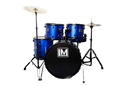 Bateria De 5 Pzas, Platillos LM Azul P1601A BL