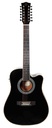 Guitarra Docerola Symphonic Electroacústica Color Negra