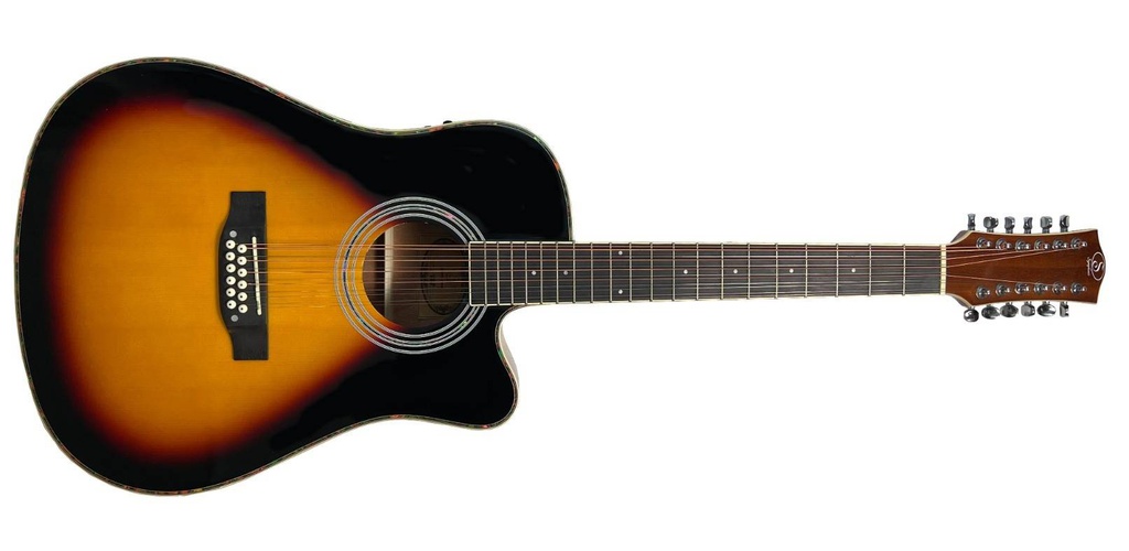 Guitarra Docerola Eacústica Symphonic SB J-20CE SB