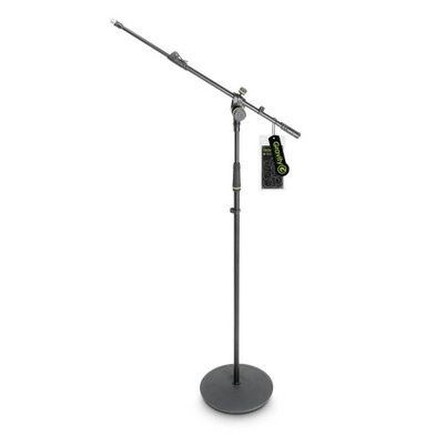 Stand Para Microfono Gravity Base Redonda C/Boom 2P