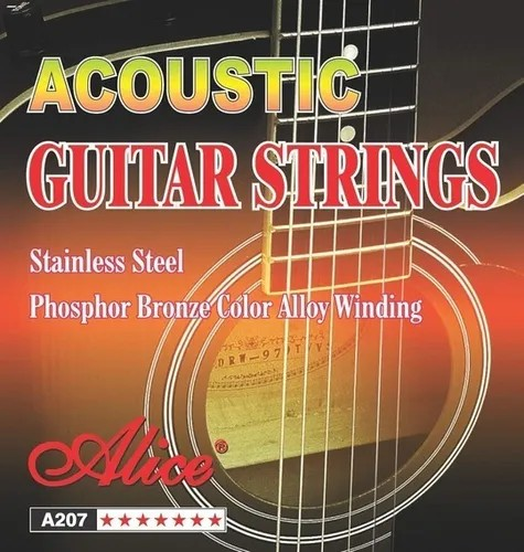 Juego De Cuerdas Para Guitarra Acustica 12-53 Bronce
