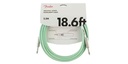 Cable Para Instrumento Fender Original 18.6ft Verde