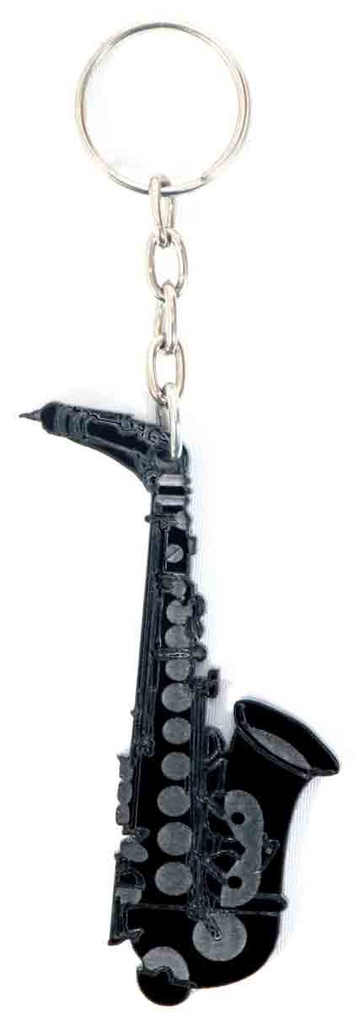 Pins LLavero Acrlico Sax