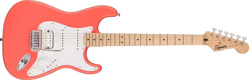 Guitarra Electrica Fender Squier Sonic Stratocaster Coral