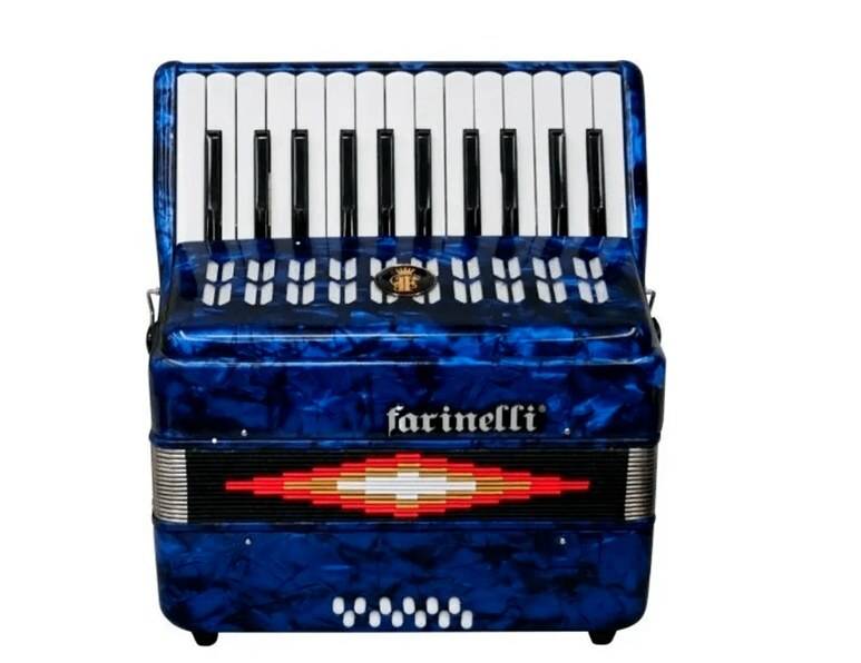 Acordeón Farinelli Azul Teclas 2512