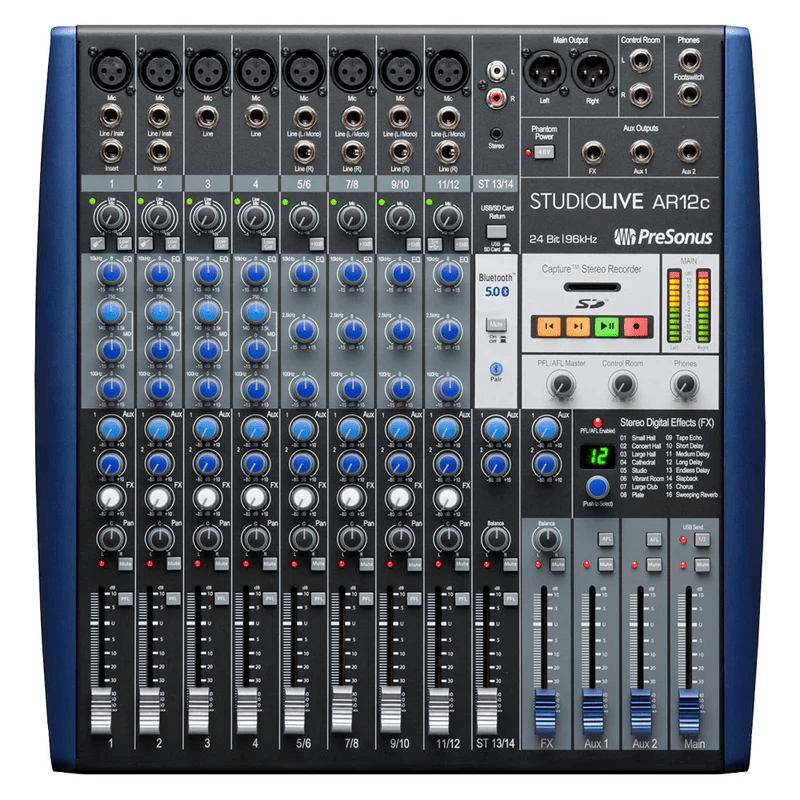 Mezcladora 12 Canales Presonus STUDIOLIVE®