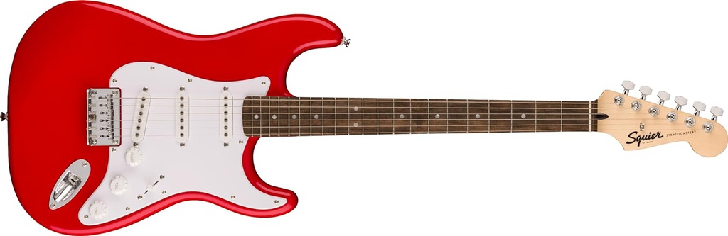 Guitarra Electrica Fender Squier Sonic Stratocaster, Laurel, Roja
