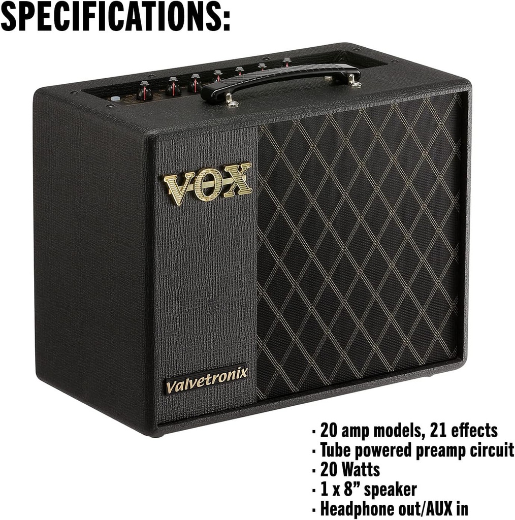 Amplificador Para Guitarra Vox-- VT20X