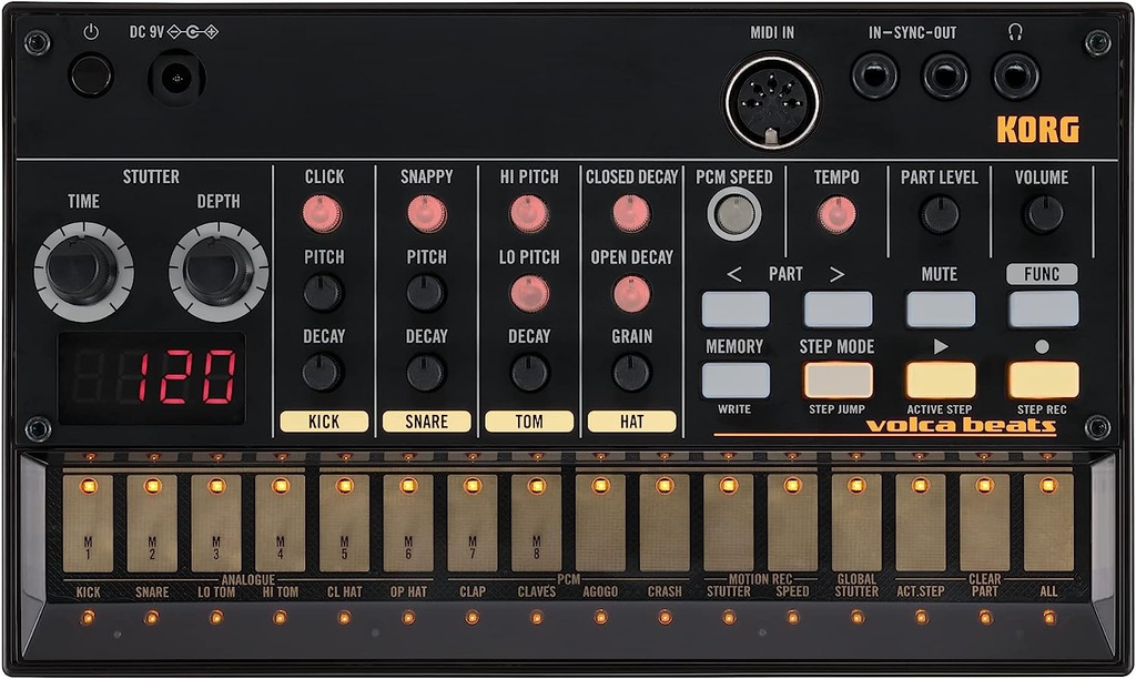 Generador de Ritmos Korg con Sonidos de Bateria 